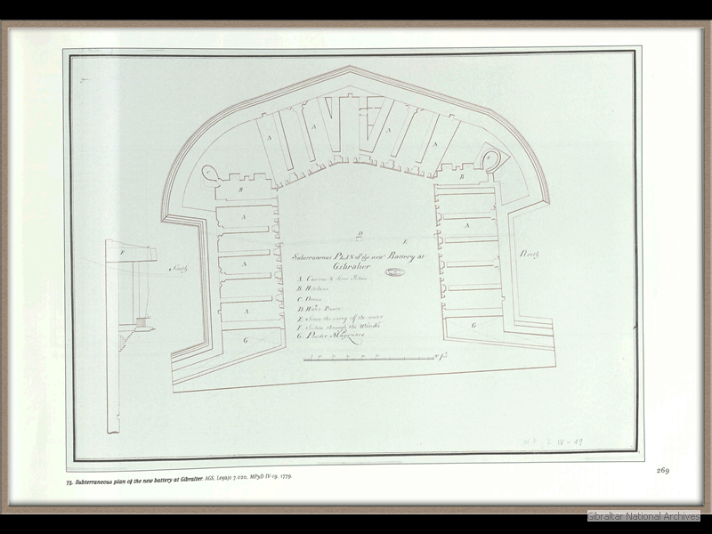 1779-Subterraneaus-plan-of-the-new-battery-at-Gibraltar