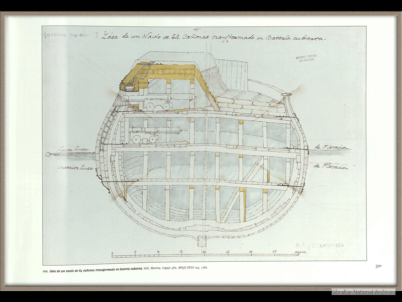 1782_Idea-de-un-navio-de-64-canoes-transformados-en-bateria-cubierta